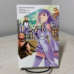 Re:ZERO Chapter 1 Manga Tappei Nagatsuki PB Fantasy Light Novel Yen Press